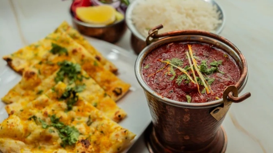 Chicken Curry At Indian Gandhi Restaurant