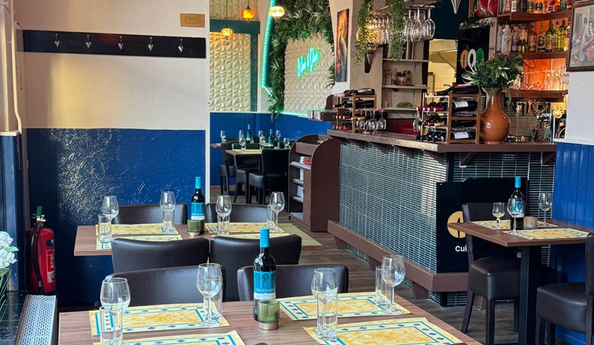 Reserved table at Cuisine of India